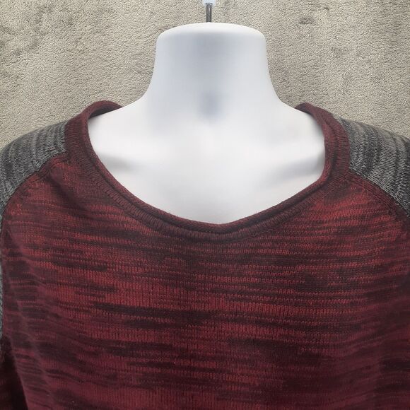 American Rag Mens Varsity Cotton Knit SIze 2XL Red/Gray/Black Winter Fall Comfy - Picture 6 of 8